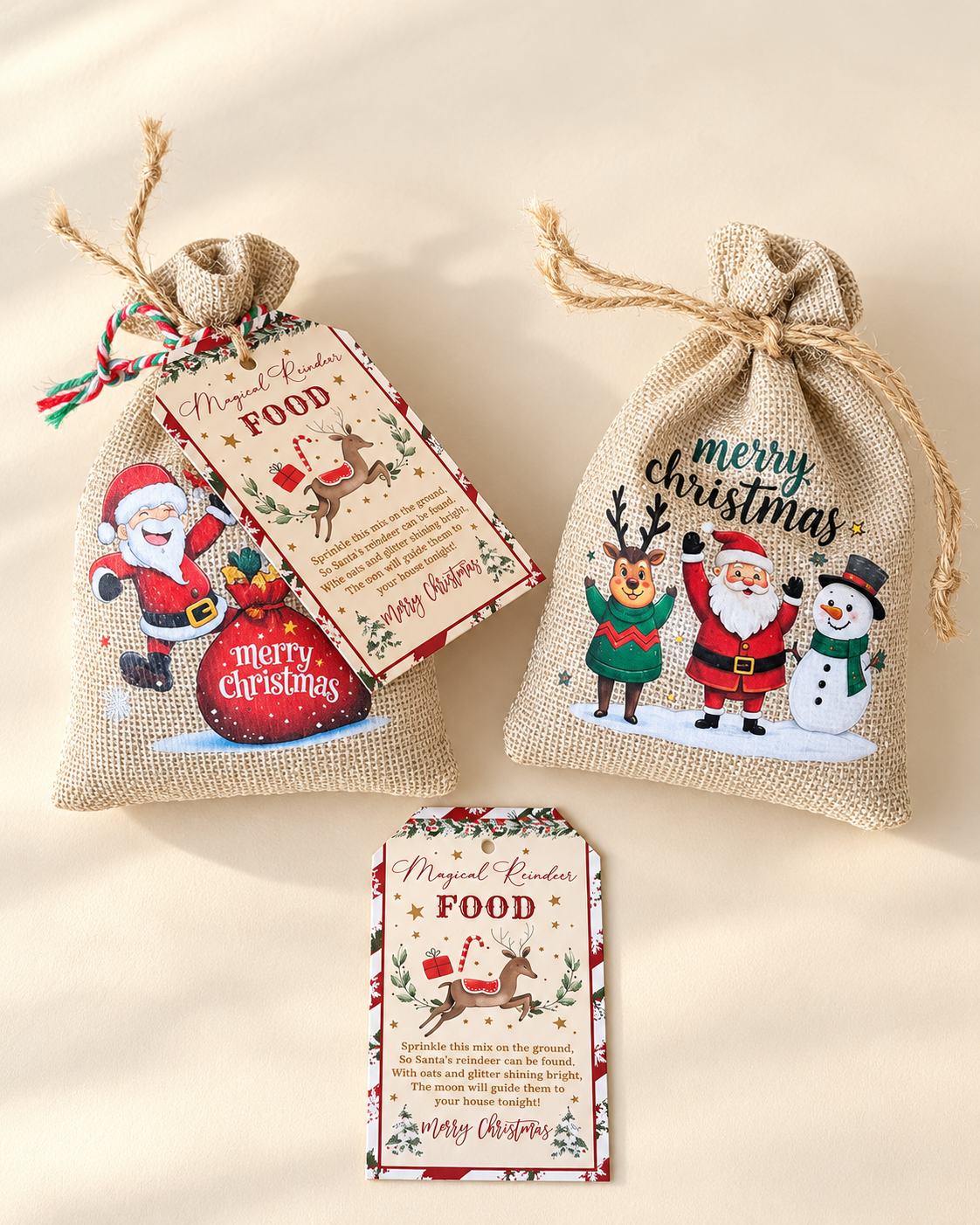 Magical Reindeer Food Sack | Christmas Eve Gift for Children