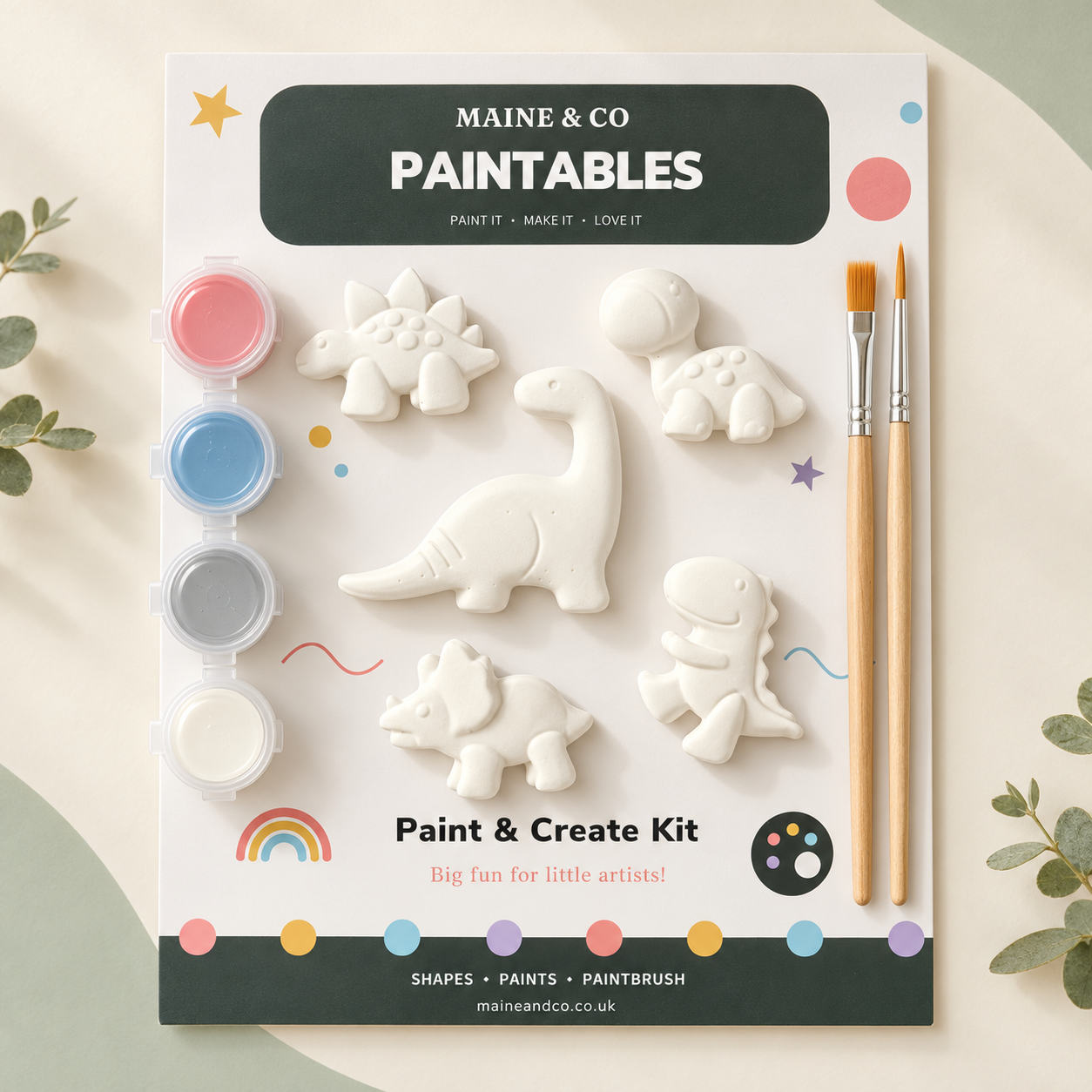 Dinosaur Paint & Create Kit