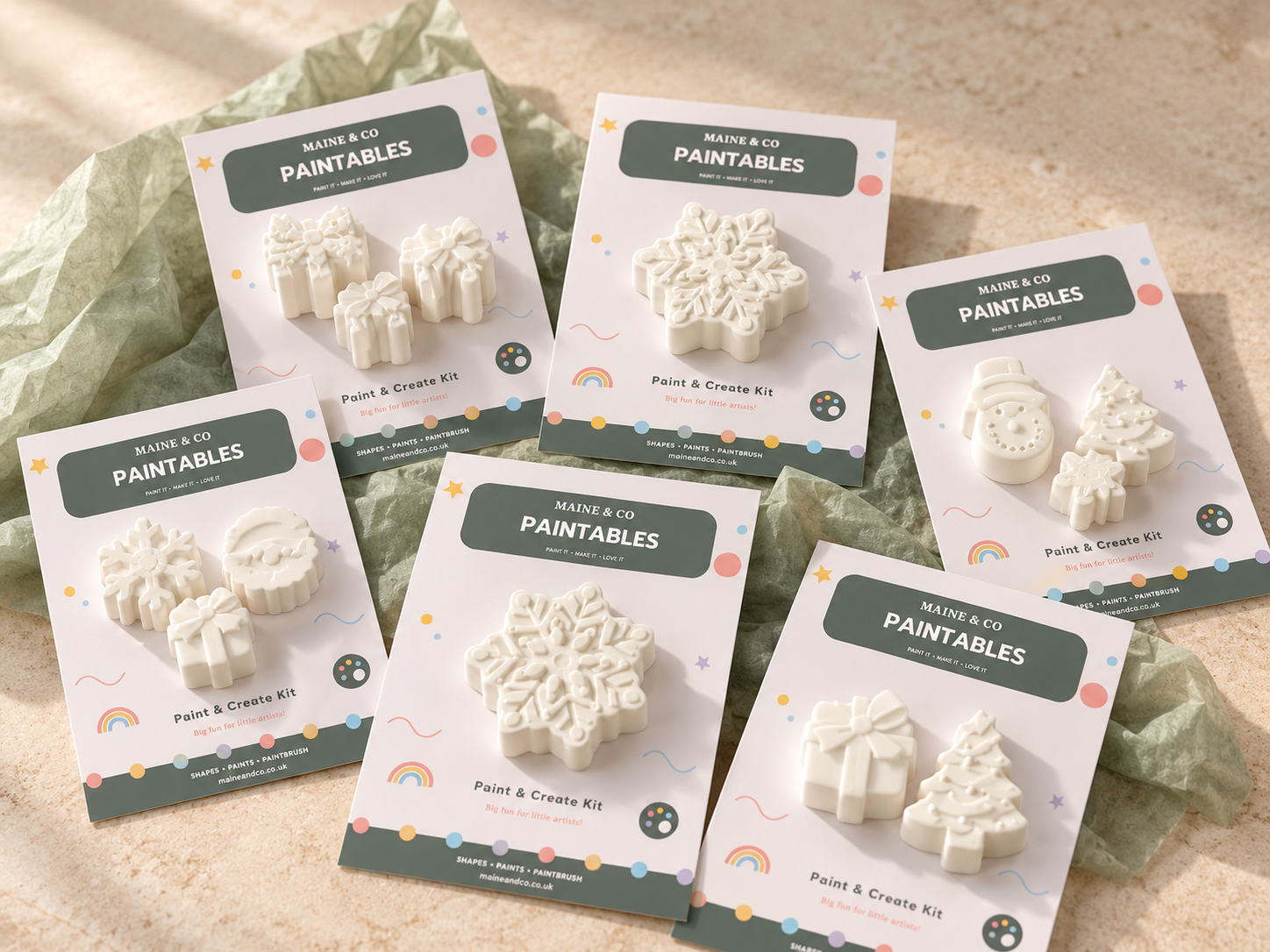 Extra Paintable Shapes \| Maine & Co Paintables
